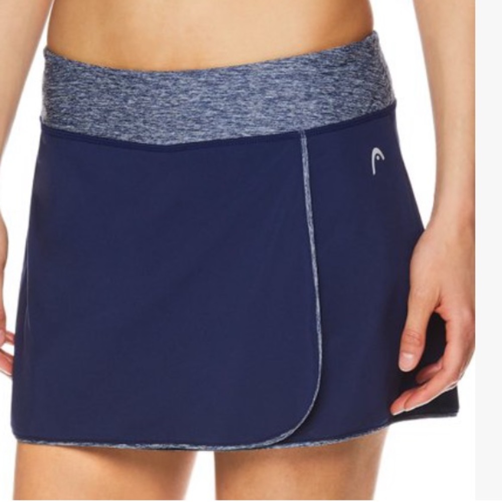 NWT HEAD Prestige golf, tennis, workout or casual skort. Medieval blue. Size XS.